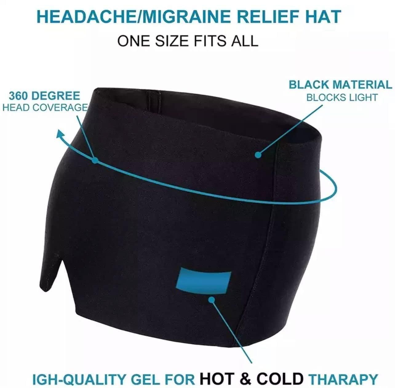 Migraine Relief Cap Headache Relief Cap Hot & Cold Therapy.